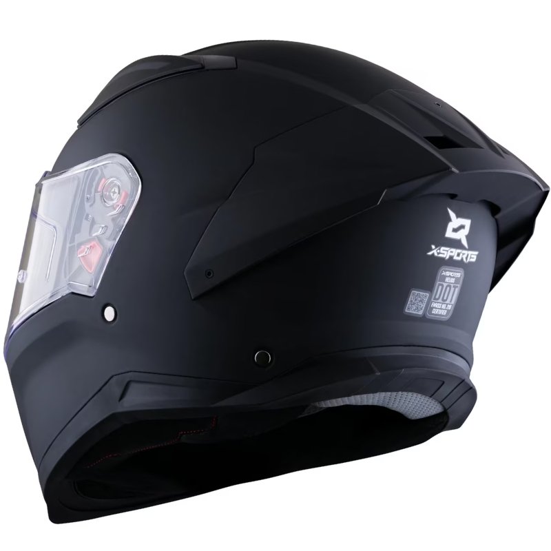 Casco X-Sports Helios Solid Black Matt