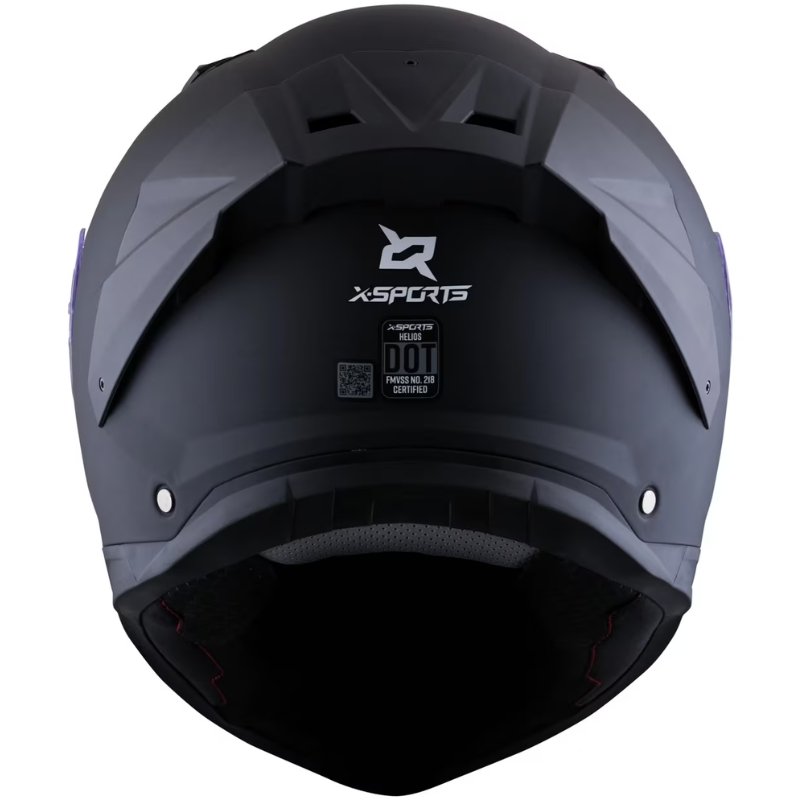 Casco X-Sports Helios Solid Black Matt
