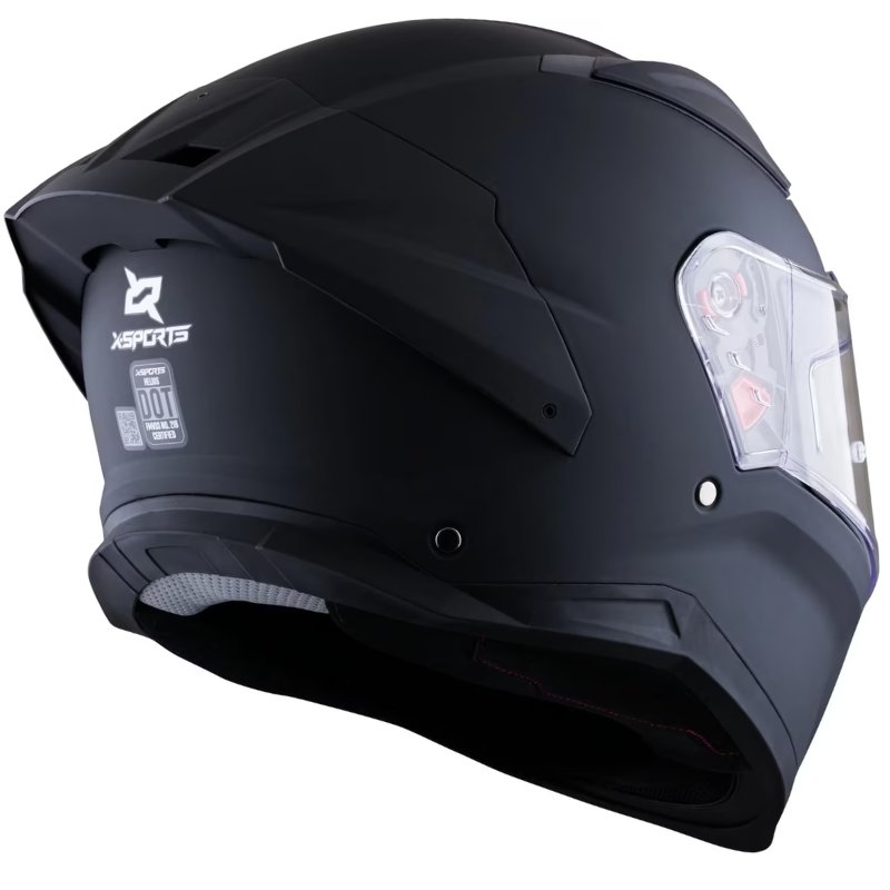 Casco X-Sports Helios Solid Black Matt