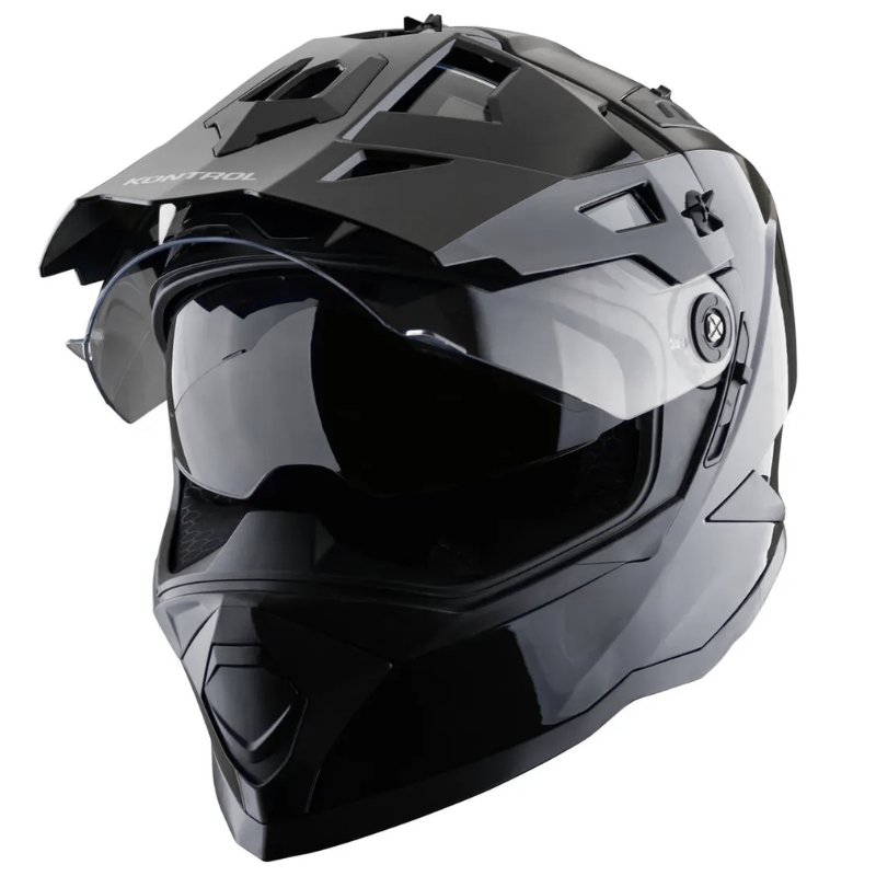 Casco Kontrol Dirt-X Adv Solid Black