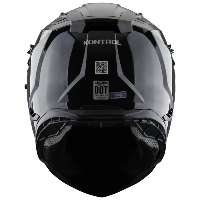 Casco Kontrol Dirt-X Adv Solid Black