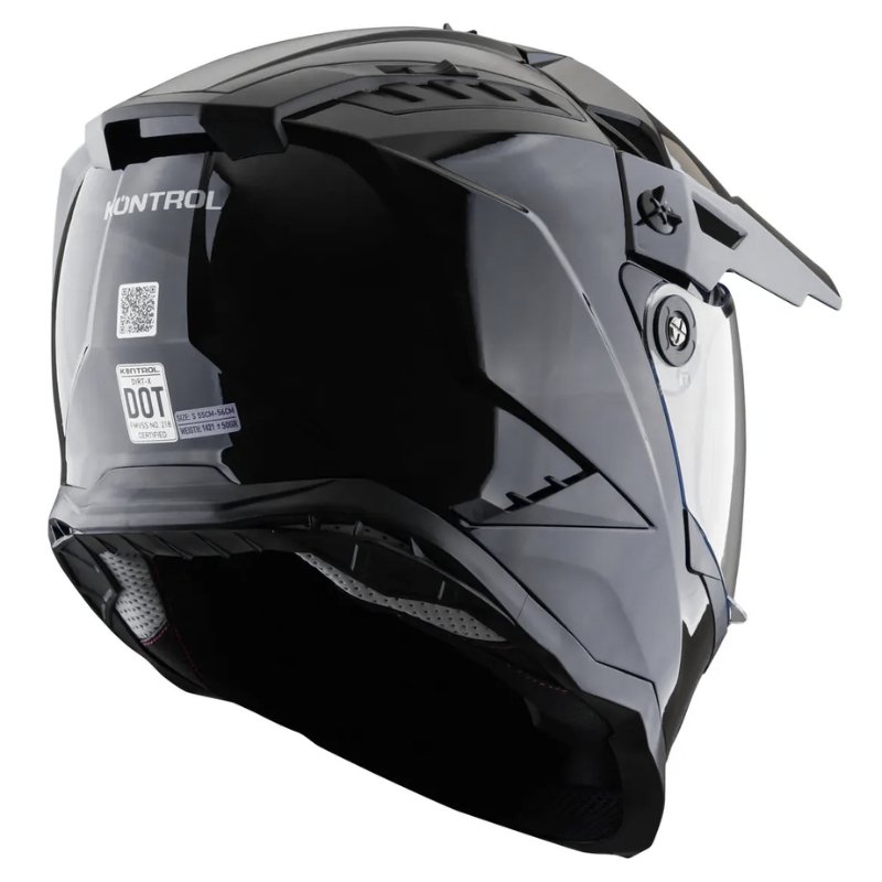 Casco Kontrol Dirt-X Adv Solid Black