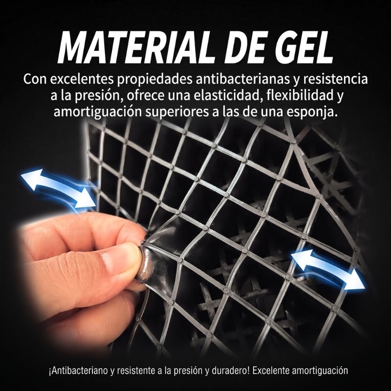 Cojin Almohada 3D Gel Para Asiento Moto V 2.0
