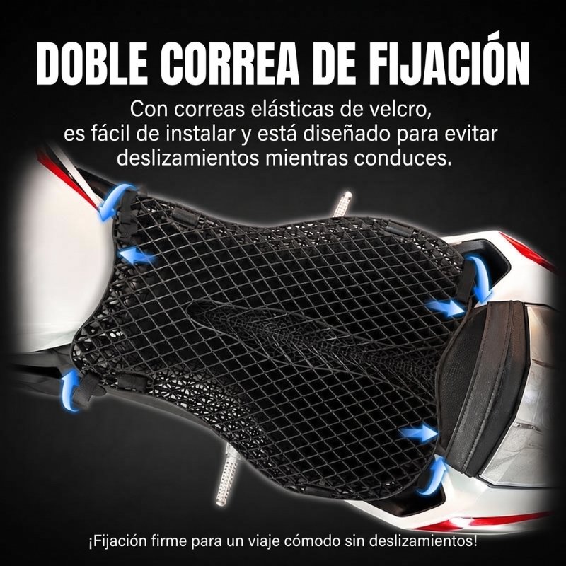 Cojin Almohada 3D Gel Para Asiento Moto V 2.0