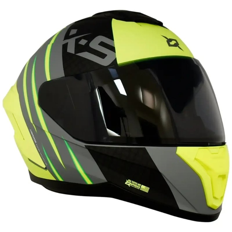 Casco X-Sports M75 Vrave Hiviz
