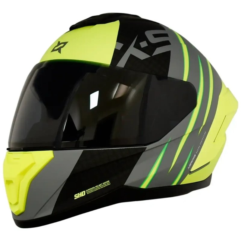 Casco X-Sports M75 Vrave Hiviz