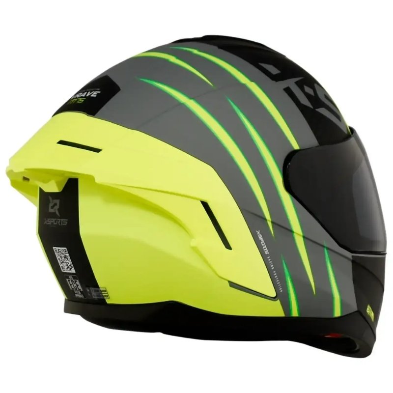 Casco X-Sports M75 Vrave Hiviz