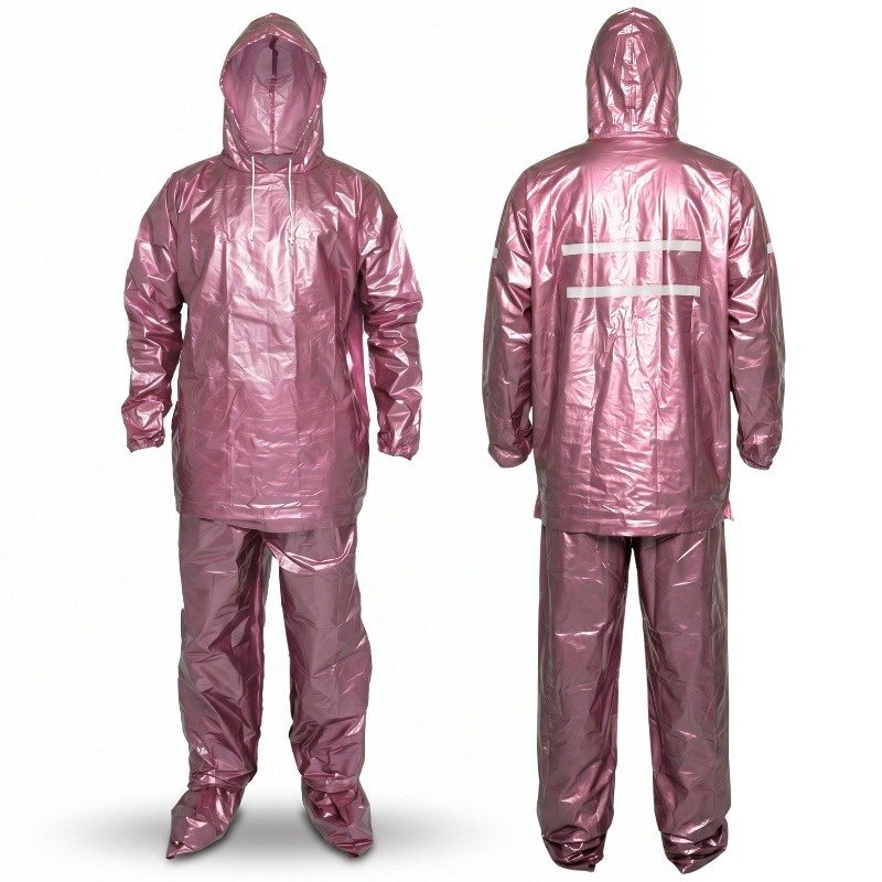 Impermeable Ligero Plastico Metalizado Alto Calibre Portable