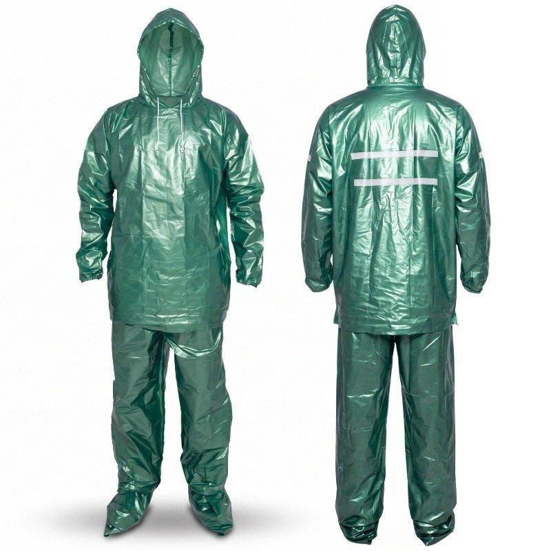 Impermeable Ligero Plastico Metalizado Alto Calibre Portable