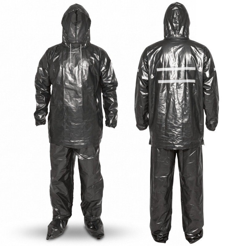 Impermeable Ligero Plastico Metalizado Alto Calibre Portable