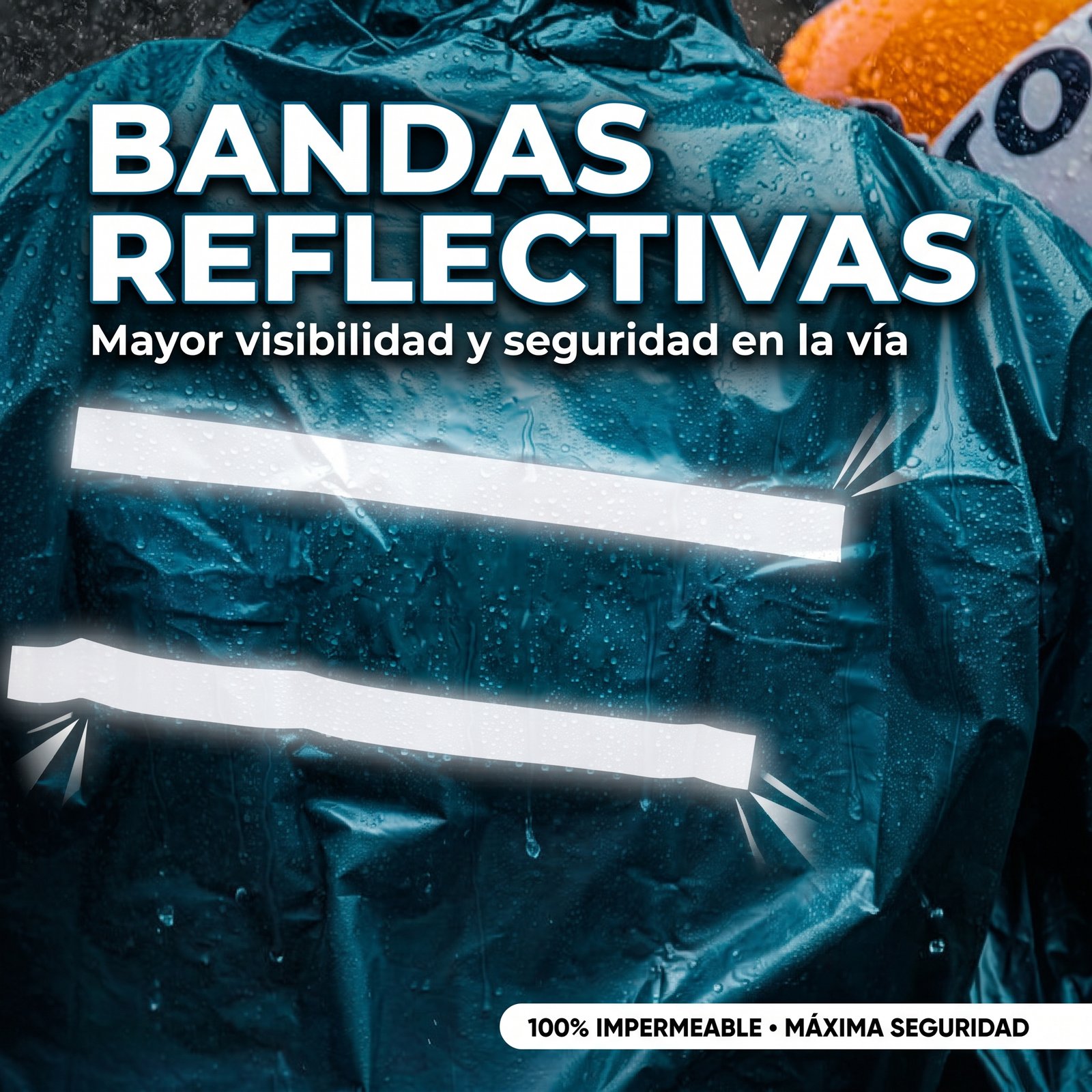 Impermeable Ligero Plastico Metalizado Alto Calibre Portable